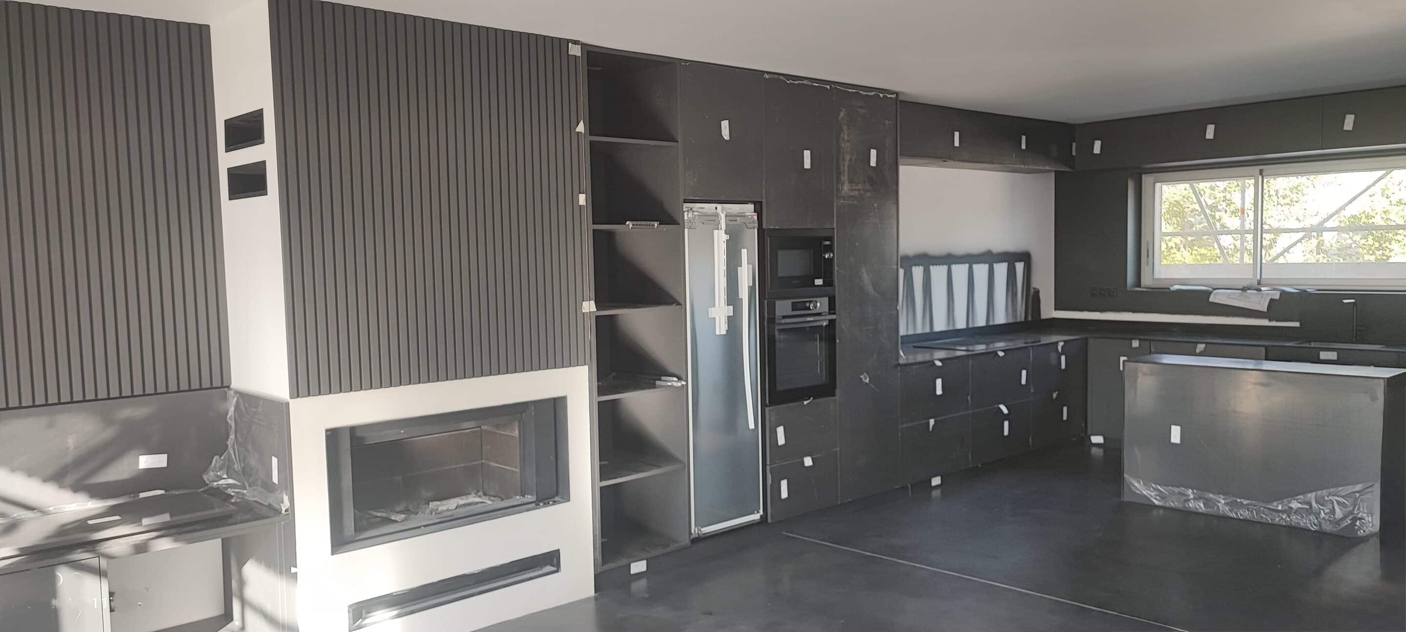 photo de plaques de plâtre posée près de Clisson